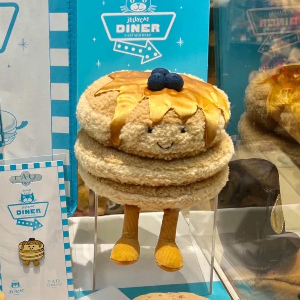 AUTHENTIC JELLYCAT PANCAKE NYC DINER